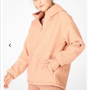 Fabletics lotta sherpa half zip jacket